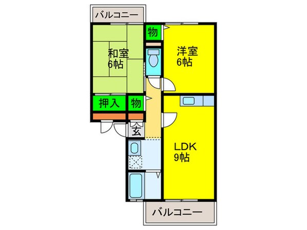 宗久園ハイツＡの物件間取画像